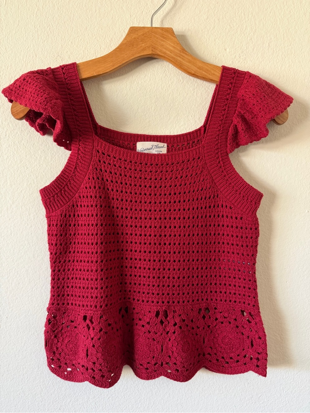 Universal Thread Red Knit Top